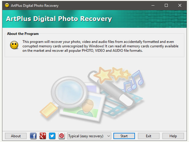 ArtPlus Digital Photo Recovery