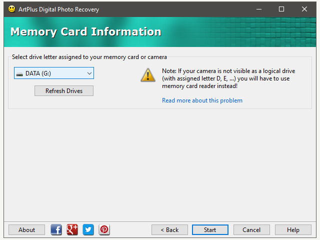 ArtPlus Digital Photo Recovery