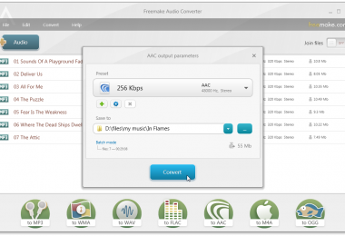 FreemakeAudioConverter ücretsiz