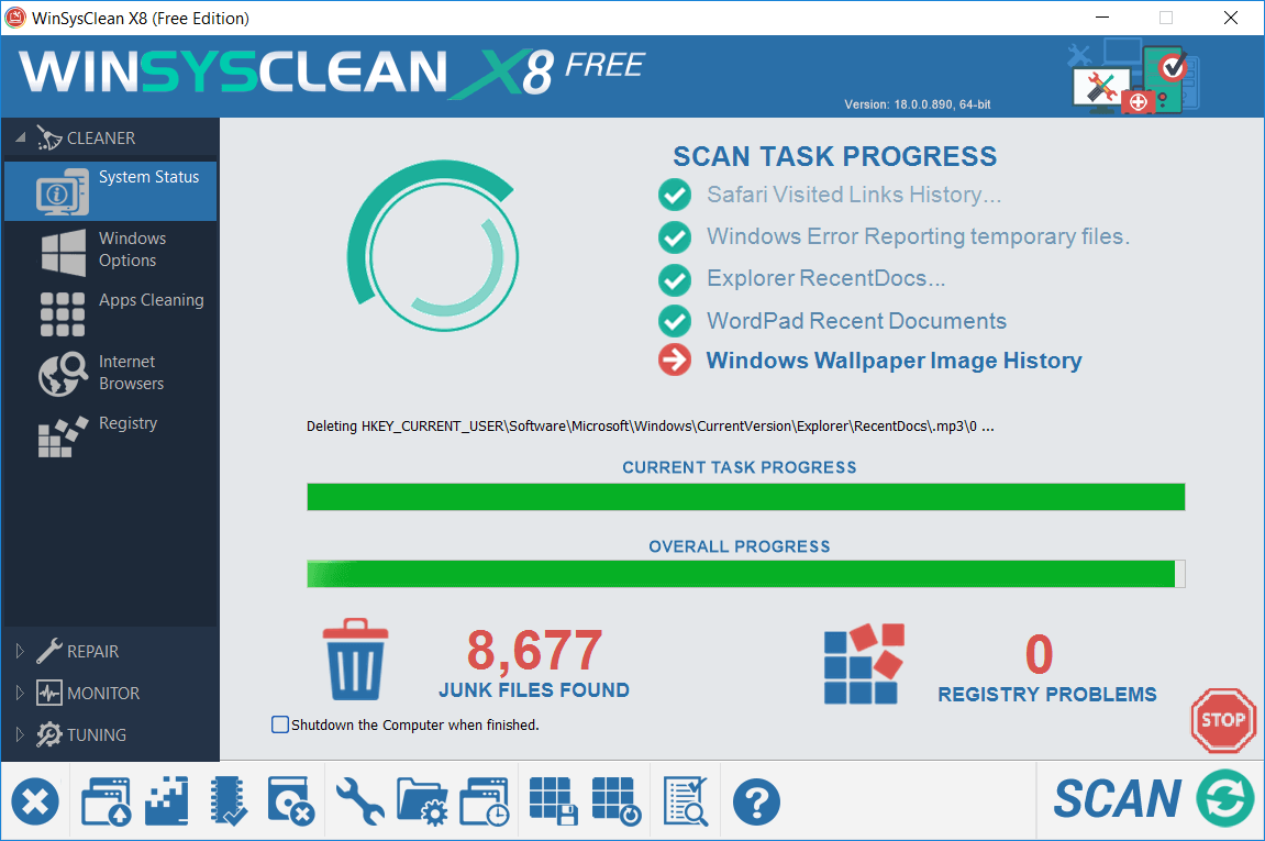 winsysclean