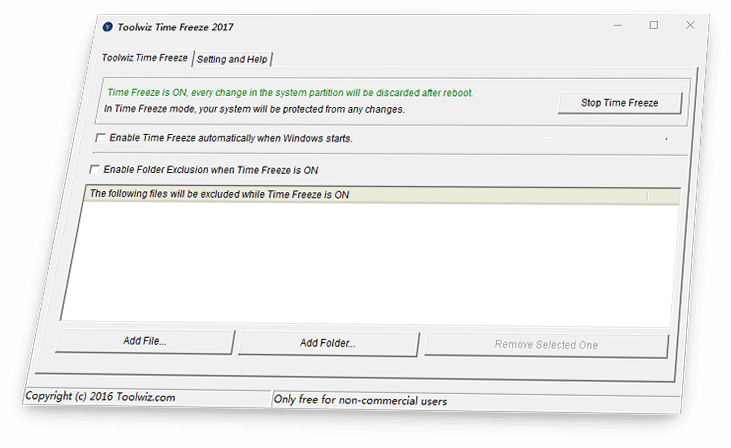 Toolwiz Time Freeze