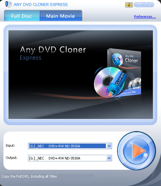 Any DVD Cloner Express