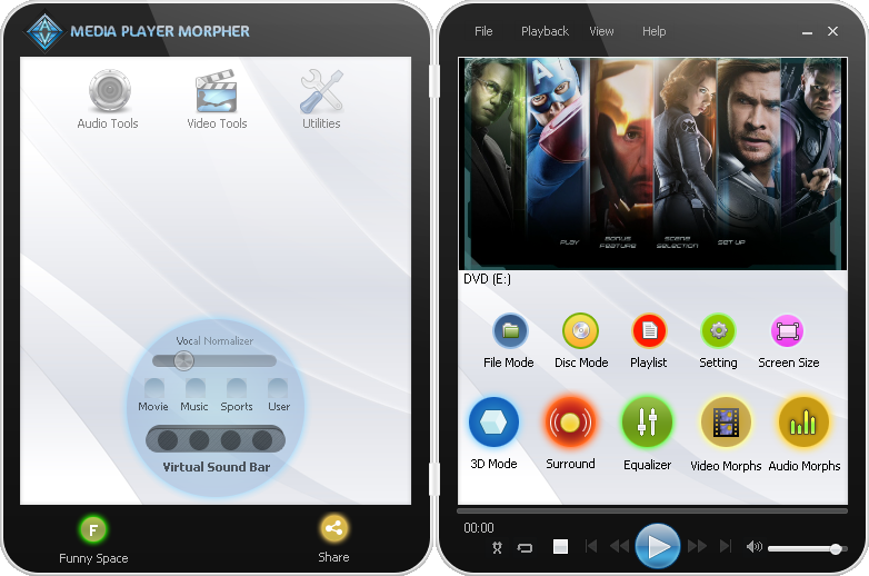 Media Player Morpher
