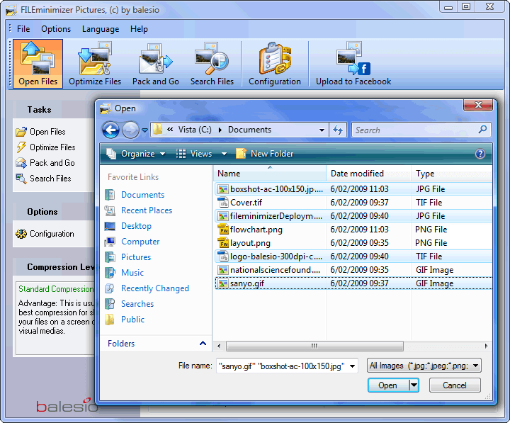 FILEminimizer Pictures 3.0