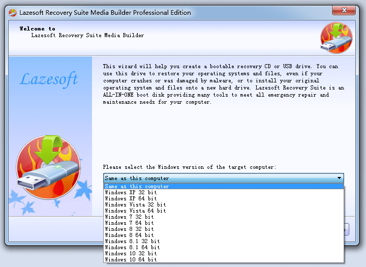 Lazesoft Recovery Suite Pro