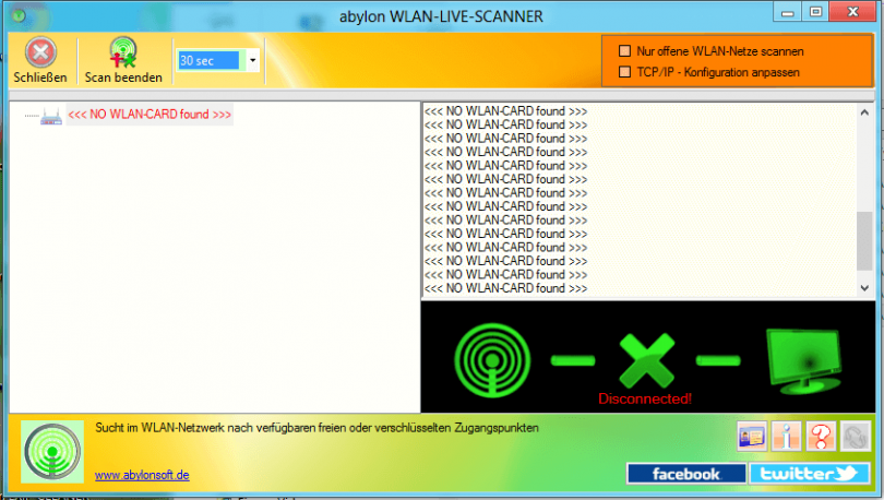 Abylon WLAN-LIVE-SCANNER