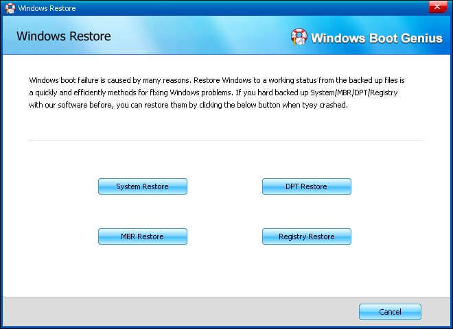 Windows Boot Genius