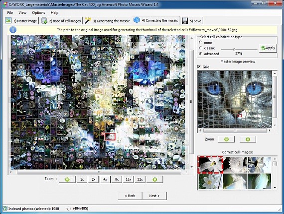Artensoft Photo Mosaic Wizard