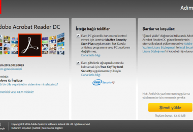 Adobe Acrobat Reader DC Profesyonelindir