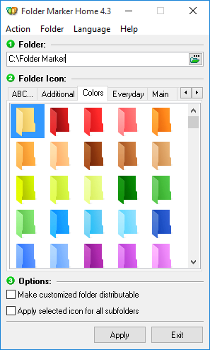 Folder Marker Home