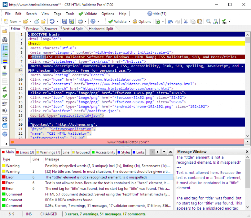 CSE-HTML-Validator
