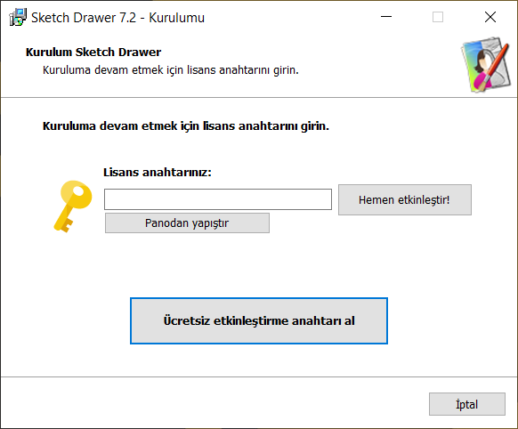 sketch-drawer-lisans-etkinleştir